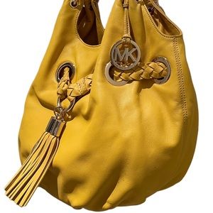 Michael Kors Yellow Leather Purse